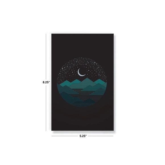 Denik Between the Mountains and the Stars Classic Layflat Notebook - Lined, New - Picture 4 of 6